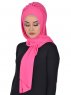 Tamara - Hijab De Algodón Práctico Fucsia