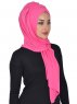 Tamara - Hijab De Algodón Práctico Fucsia