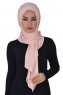 Tamara - Hijab De Algodón Práctico Rosa De Antaño