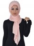 Tamara - Hijab De Algodón Práctico Rosa De Antaño