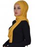 Tamara - Hijab De Algodón Práctico Mostaza