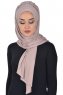 Tamara - Hijab De Algodón Práctico Taupe