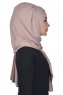 Tamara - Hijab De Algodón Práctico Taupe