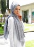 Tharaa - Hijab Estampado Gris - Sal Evi