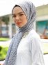 Tharaa - Hijab Estampado Gris - Sal Evi