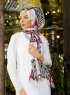 Amapola - Hijab Estampado Burdeos - Sal Evi