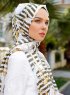 Ulima - Hijab Estampado Caqui - Sal Evi