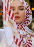 Ulima - Hijab Estampado Rojo - Sal Evi