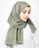 Vetiver - Khaki Bomull Voile Hijab Sjal InEssence Ayisah 5TA46b