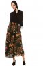 Yamina - Falda Floral Caqui - Burun