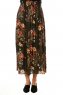 Yamina - Falda Floral Caqui - Burun