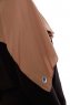 Yara - Hijab Crepe One-Piece Práctico Marrón