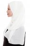 Yara - Hijab Crepe One-Piece Práctico Crema