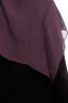 Yara - Hijab Crepe One-Piece Práctico Púrpura