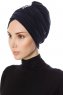 Yonca - Turbante Azul Marino