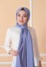 Zahra - Hijab De Crepe Denim - Mirach