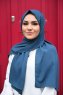 Zahra - Hijab De Crepe Petrol Verde - Mirach