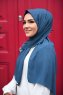 Zahra - Hijab De Crepe Petrol Verde - Mirach