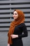 Zahra - Hijab De Crepe Terracotta - Mirach