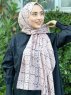 Zakiyah - Hijab De Algodón Estampado Beige