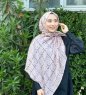 Zakiyah - Hijab De Algodón Estampado Beige