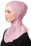 Zeliha - Hijab Práctico Viscosa Púrpura
