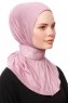 Zeliha - Hijab Práctico Viscosa Púrpura