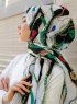 Zerline - Hijab Estampado Verde - Sal Evi