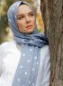 Zinera - Hijab Estampado Gris - Sal Evi