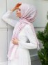 Zinera - Hijab Estampado Rosado - Sal Evi