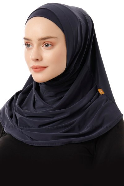 Esma - Hijab Amira Antracita - Firdevs