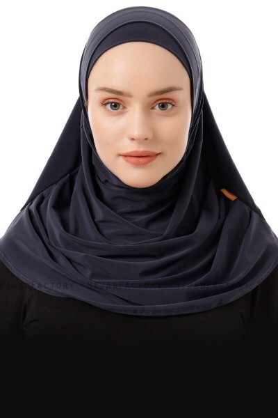 Esma - Hijab Amira Antracita - Firdevs