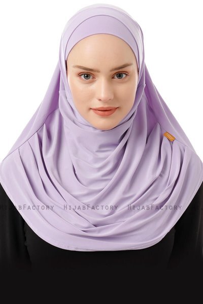 Esma - Hijab Amira Violeta Claro - Firdevs