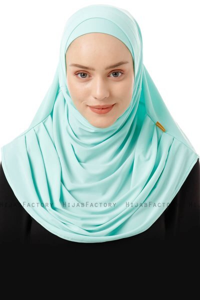 Esma - Hijab Amira Verde Claro - Firdevs