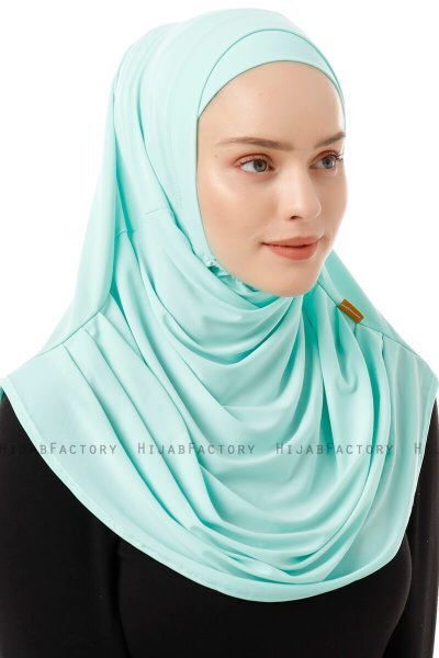 Esma - Hijab Amira Verde Claro - Firdevs