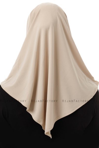 Esma - Hijab Amira Beige Claro - Firdevs