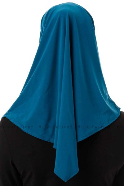 Esma - Hijab Amira Petrol Verde - Firdevs