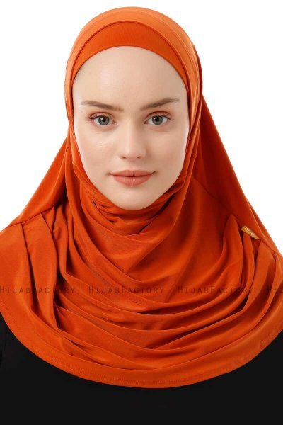 Esma - Hijab Amira Naranja - Firdevs