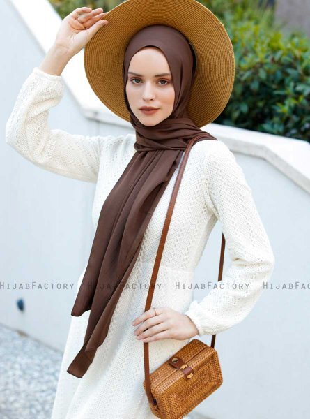 Emira - Hijab Marron Oscuro - Sal Evi