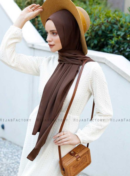 Emira - Hijab Marron Oscuro - Sal Evi