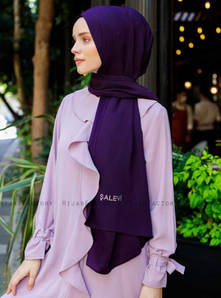 Emira - Hijab Morado Oscuro - Sal Evi