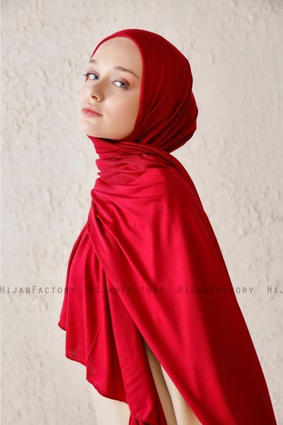 Sibel - Hijab Jersey Burdeos