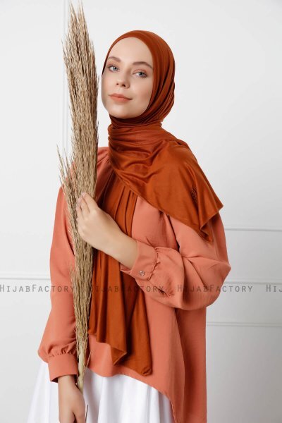 Sibel - Hijab Jersey Ladrillo