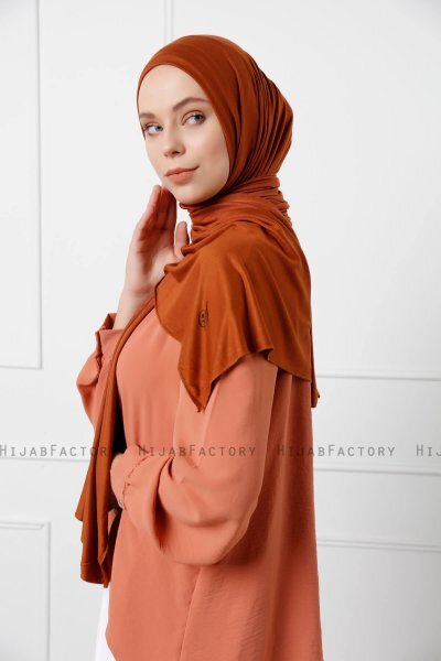 Sibel - Hijab Jersey Ladrillo