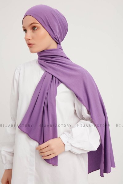Sibel - Hijab Jersey Violet