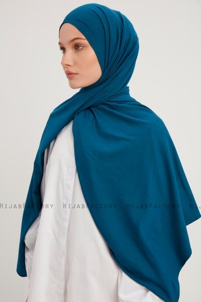 Sibel - Hijab Jersey Ocean Blue