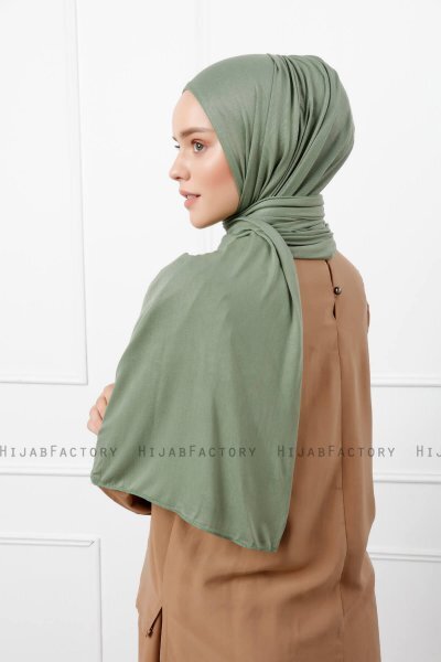 Sibel - Hijab Jersey Verde