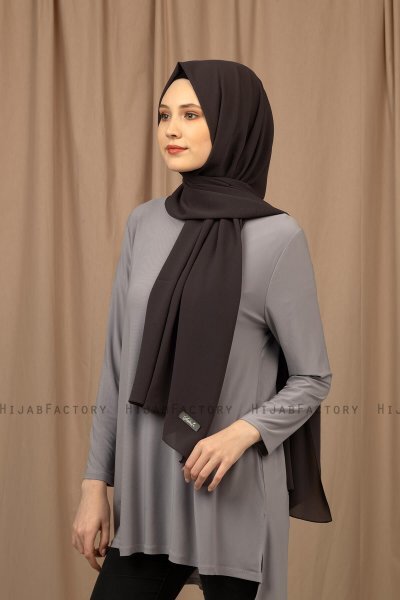 Yildiz - Hijab Crepe Chiffon Smoked