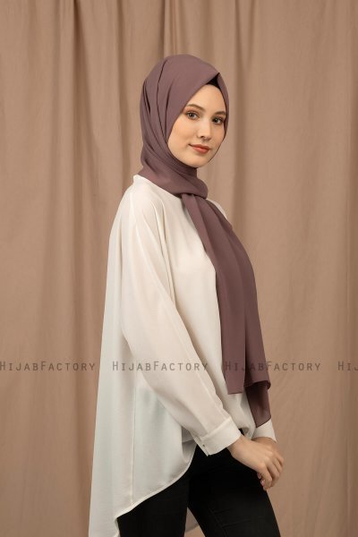Yildiz - Hijab Crepe Chiffon Dried Rose