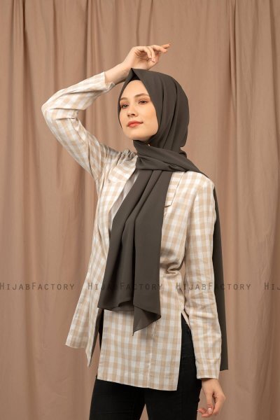 Yildiz - Hijab Crepe Chiffon Caqui